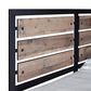 New Heritage Design Elk River King Panel Bed in Rustic Brown and Black, , large