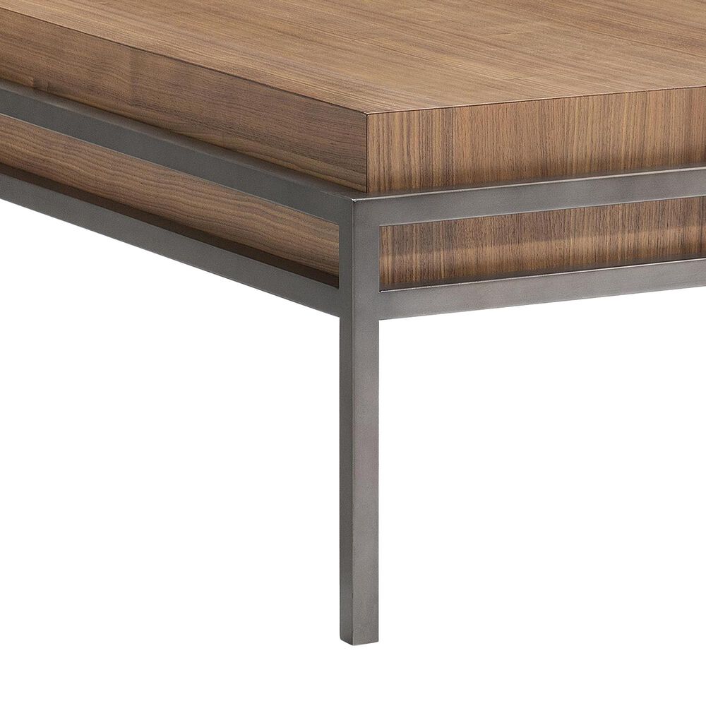 Bernhardt Collins Cocktail Table in Nocino and Black Oxide, , large