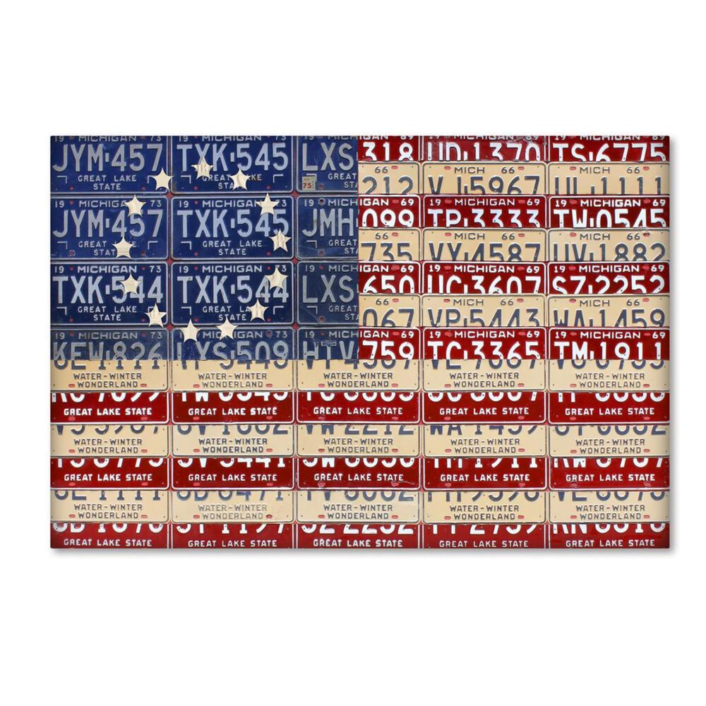 Timberlake 22 x 32 Design Turnpike "Betsy Ross Flag" Canvas Art, , large