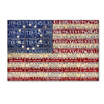 Timberlake 22 x 32 Design Turnpike "Betsy Ross Flag" Canvas Art, , large