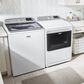 Maytag 5.2 Cu. Ft. Top Load Washer with Agitator in White, , large