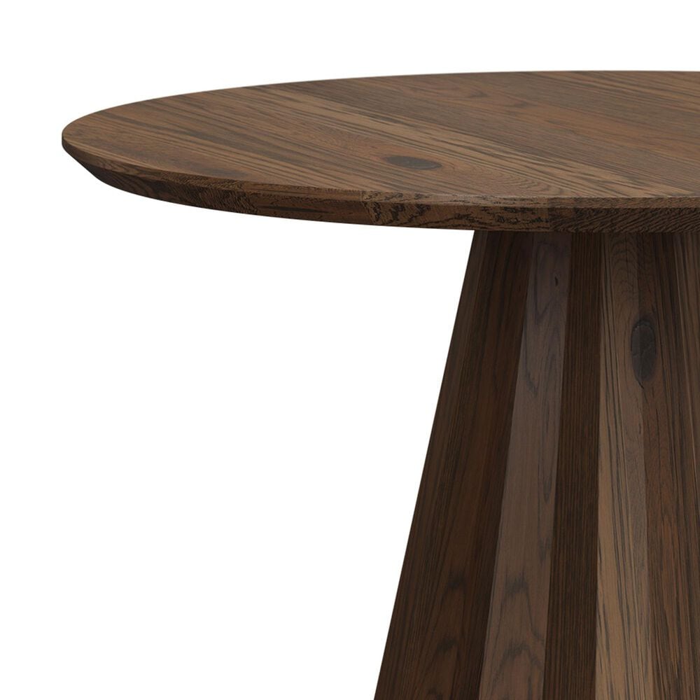 Arista Wood Apex 5-Piece 48" Round Dining Set in River Rock, , large