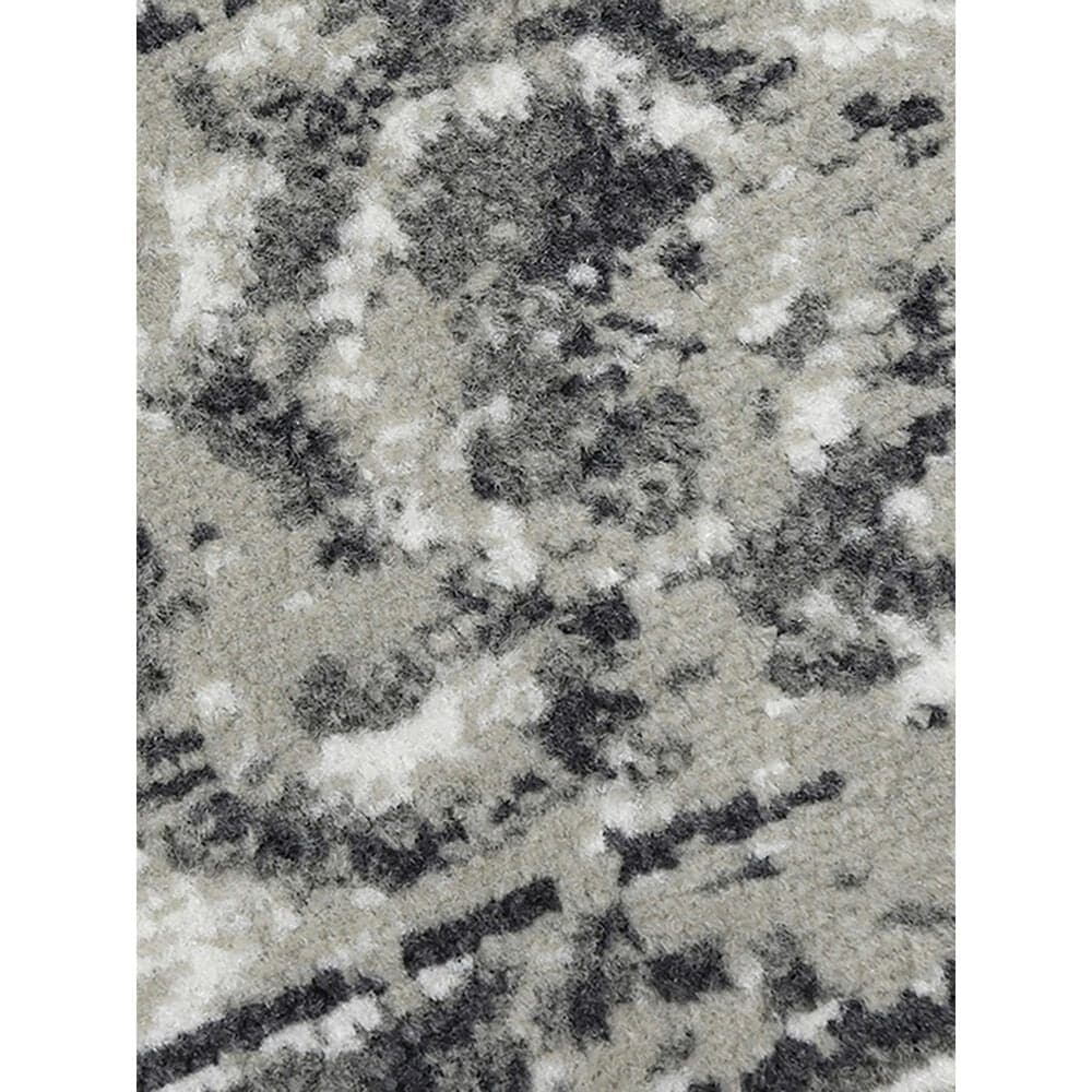 Amer Rugs Alpine 7&#39;10&quot; Round Dark Gray Area Rug, , large