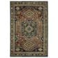 Oriental Weavers Andorra 10" x 13"2" Blue and Multicolor Area Rug, , large