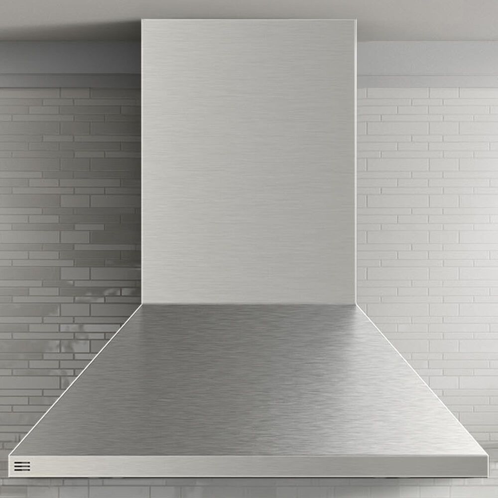 GE Profile 30" Wall-Mount Range Hood with Clean Air Sensing in Stainless Steel, , large