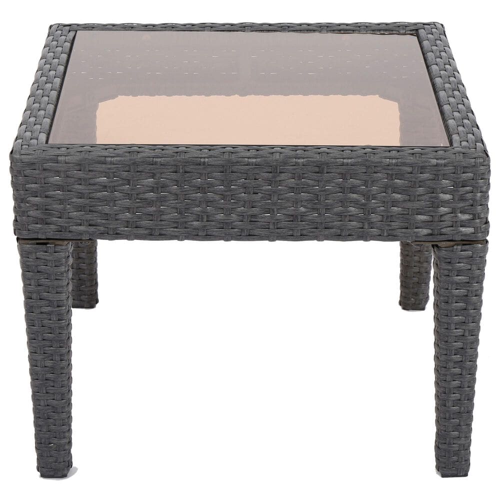 Hearth and Haven Antibes Patio Side Table in Grey, , large