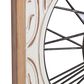 Maple and Jade 29" Wall Clock in Distressed White and Brown, , large