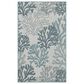 Nourison Garden Oasis Nautical Blue 3" x 5" Indoor/Outdoor Area Rug, , large