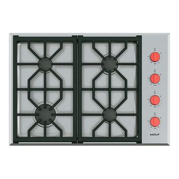 Wolf 30" Professional Gas Cooktop, , large
