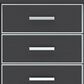 Ashley Zuraleus 6-Drawer Dresser and Mirror in Matte Black and Chrome, , large