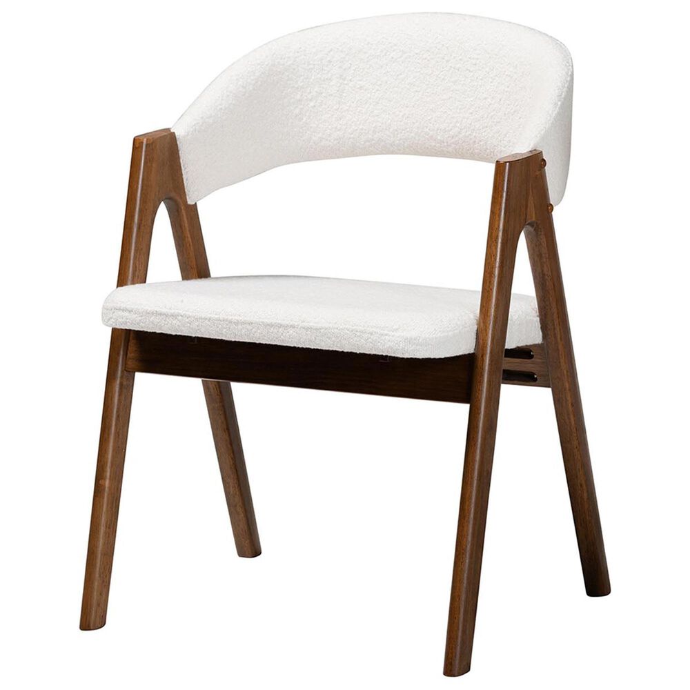Baxton Studio Virden Arm Chair in Walnut Brown, , large