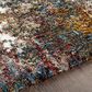 Surya Celestial Shag Teal, Dark Blue, Denim, Burgundy, Dusty Pink, Sage, Deep Teal, Mustard and Cream 2" x 2"11" Area Rug, , large