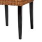 Baxton Studio Manrico Side Chair in Dark Brown and Natural (Set of 2), , large
