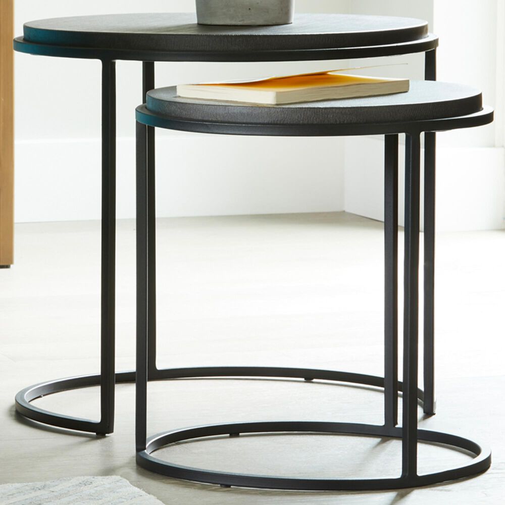 Moe&#39;s Home Collection Roost Nesting Tables in Black &#40;Set of 2&#41;, , large