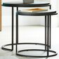 Moe"s Home Collection Roost Nesting Tables in Black (Set of 2), , large