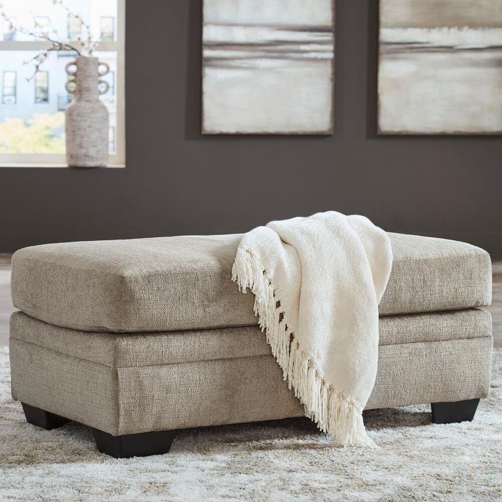 Ashley Stonemeade Ottoman in Taupe, , large