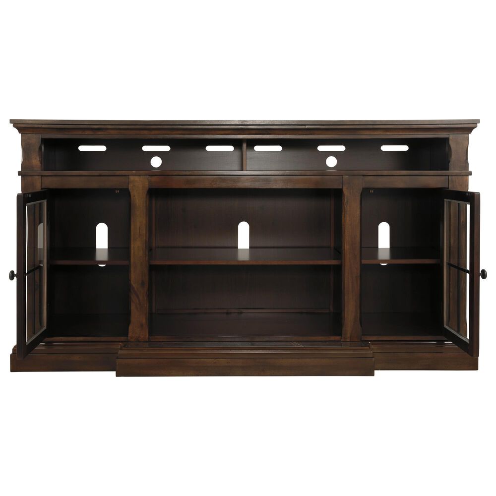 Ashley Roddinton 72" TV Stand in Dark Brown, , large