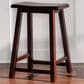 Linon Home Decor Saddle Counter Stool in Dark Brown, , large