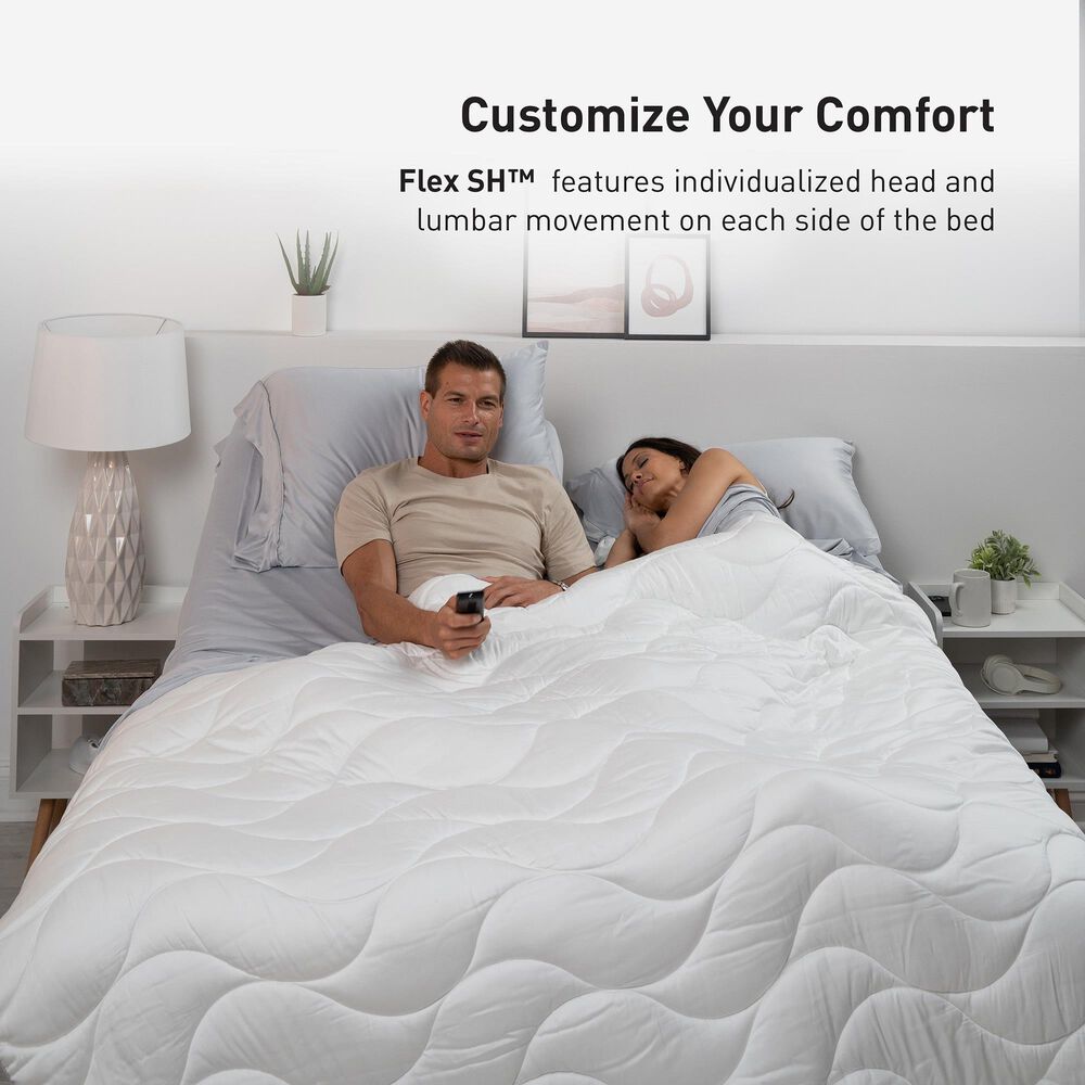 Bedgear S7 LSX Plush Flex Head Queen Mattress with Flex SH Flex Head Adjustable Base, , large