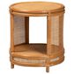 Baxton Studio Louis End Table in Light Honey, , large