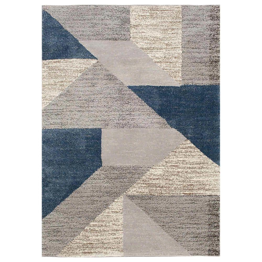 Central Oriental Structures Torrent Adley 6252FM 6'6" x 9'6" Buff and Metal Area Rug, , large