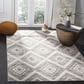 Safavieh Skyler SKY120K 11" x 16" Grey and Ivory Area Rug, , large