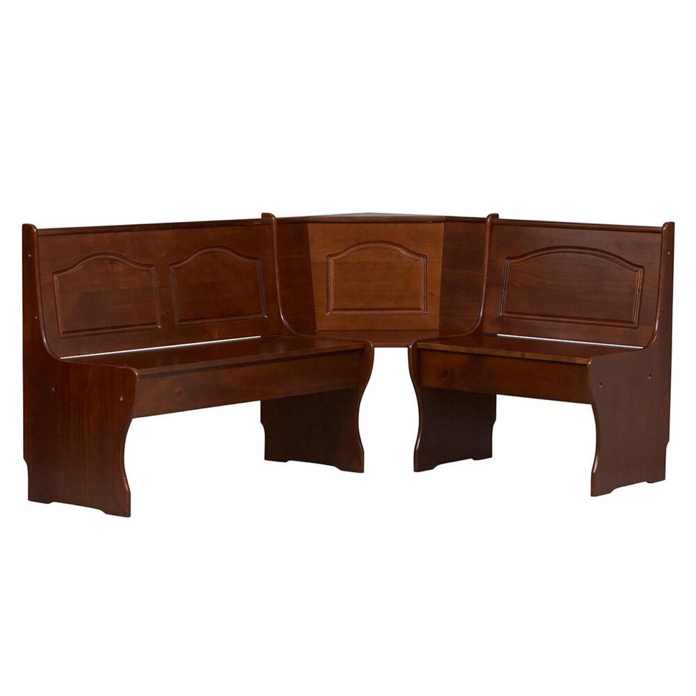 Linden Boulevard Chelsea Corner Nook in Walnut, , large