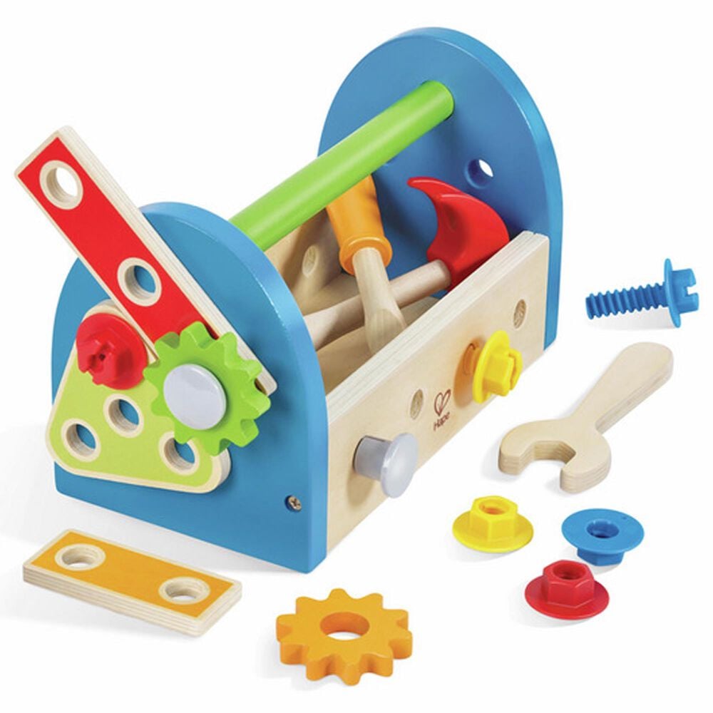 Hape Toys Fix-It Tool Box and Accessory Set in Multicolor, , large