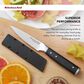 KitchenAid Gourmet 3.5" Serrated Paring Knife in Stainless Steel and Black, , large