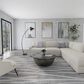 Feizy Peconic Ivory and Black 10" x 14" Area Rug, , large