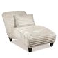 ViviCasa Armless Chaise Lounge in Mondo Grey, , large