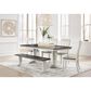 Ashley Darborn 62" Bench in Light Gray and Brown Cherry, , large