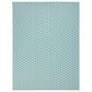 Nourison Twist Reversible 10" x 14" Aqua Indoor/Outdoor Area Rug, , large