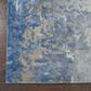 Nourison Prismatic PRS17 9"9" x 13"9" Denim Area Rug, , large