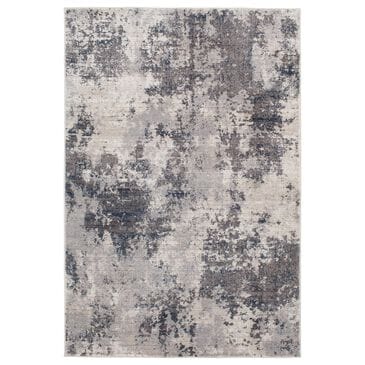 Central Oriental Minerva Fitz 5" x 7"3" Grey and Blue Area Rug, , large