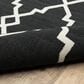 Oriental Weavers Marina 7763K 2"3" x 7"6" Black and Ivory Runner, , large