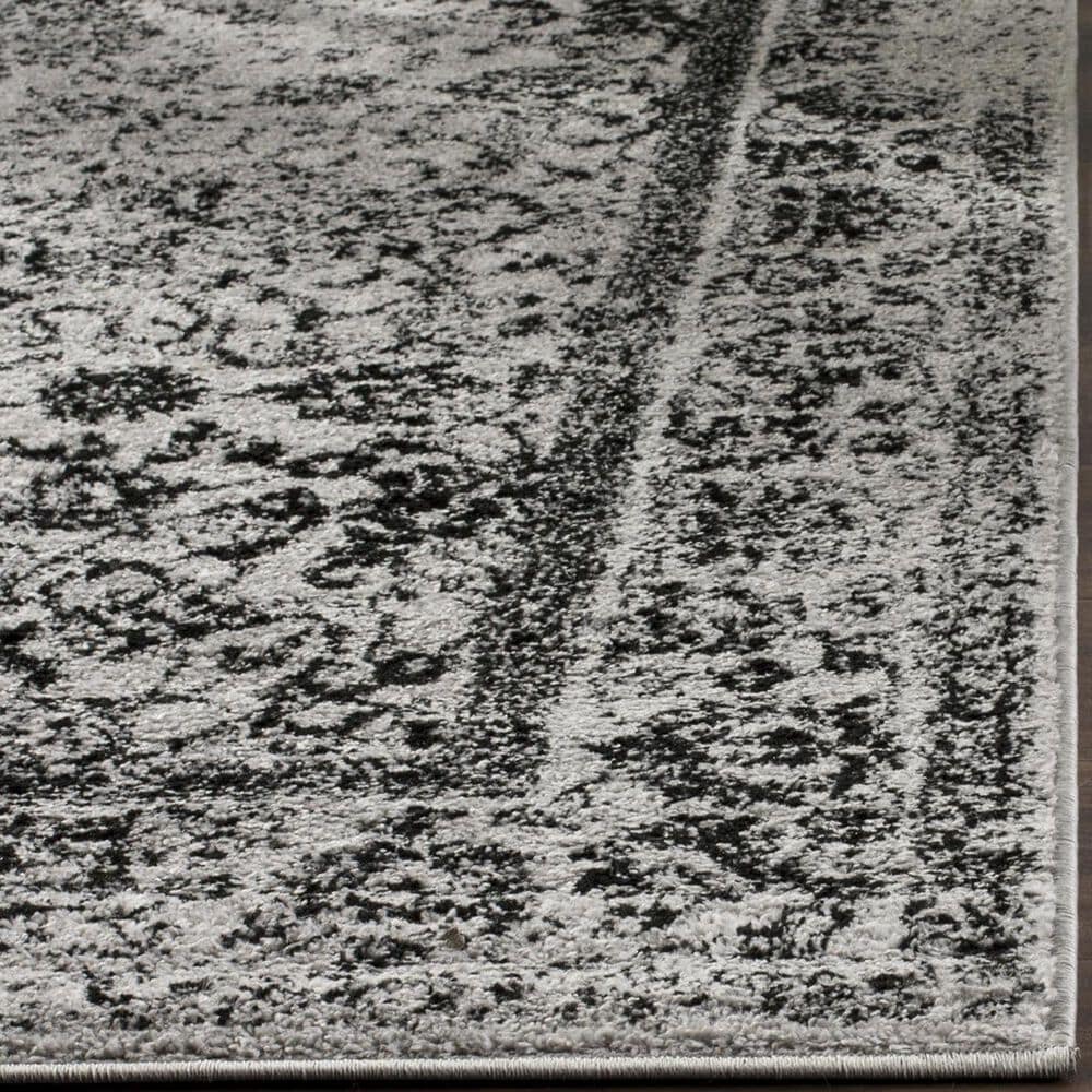 Safavieh Adirondack ADR109B-4SQ 4' x 4'  Grey/Black Square Rug, , large