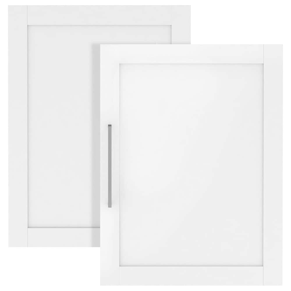 Sauder Bundled Cabinet with Faux Stone Top &amp; Doors, , large