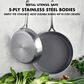Green Pan GP5 10" and 12" Frypan Set in Stainless Steel, , large
