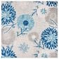 Safavieh Cabana 5"3" Square Gray and Navy Indoor/Outdoor Area Rug, , large