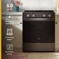 Whirlpool 30" Gas Smart Range in Black-on-Stainless Steel, , large