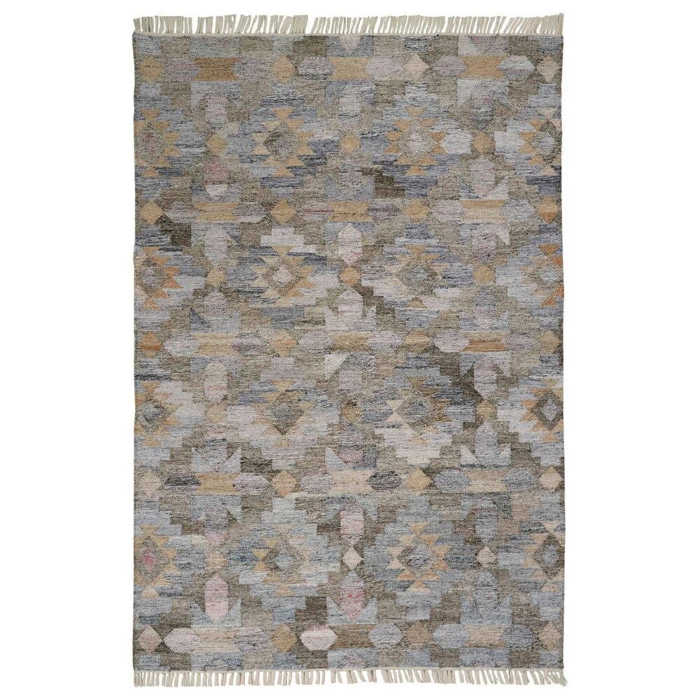 Feizy Beckett 8" x 10" Gray and Multicolor Area Rug, , large