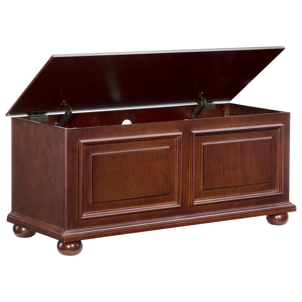 Linon Home Decor Chadwick Cedar Chest in Rich Cherry, , large