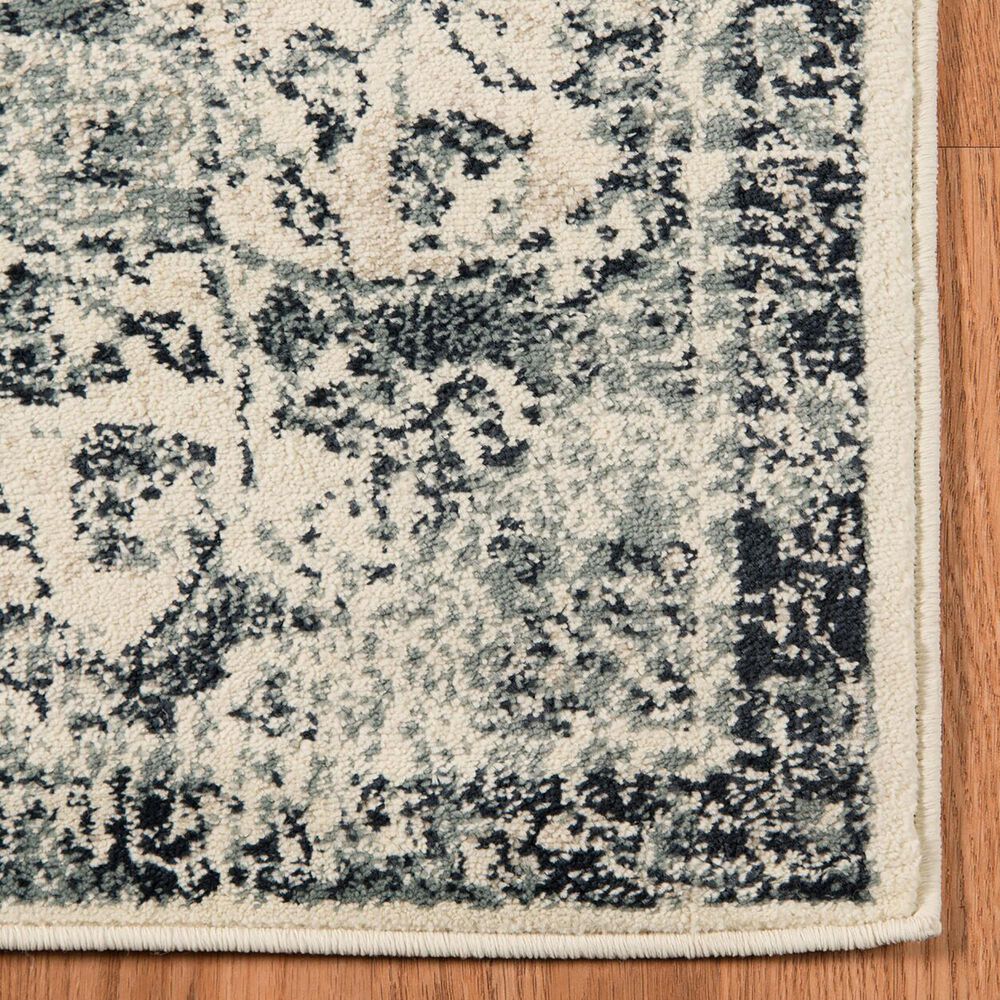 Amer Rugs Allure 2&#39; x 3&#39; Ivory and Blue Area Rug, , large