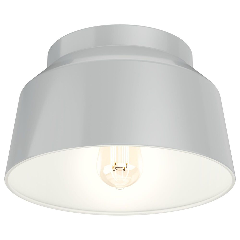 Hunter Cranbrook 1-Light Flush Mount in Dove Grey, , large