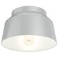 Hunter Cranbrook 1-Light Flush Mount in Dove Grey, , large