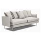 Joybird Aime Sofa in Tussah Snow Velvet and Gold, , large