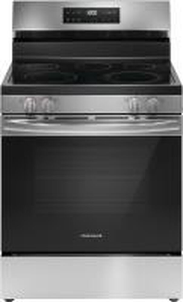 Frigidaire 5.3 Cu. Ft. Electric Range with Steam Clean in Stainless Steel, , large