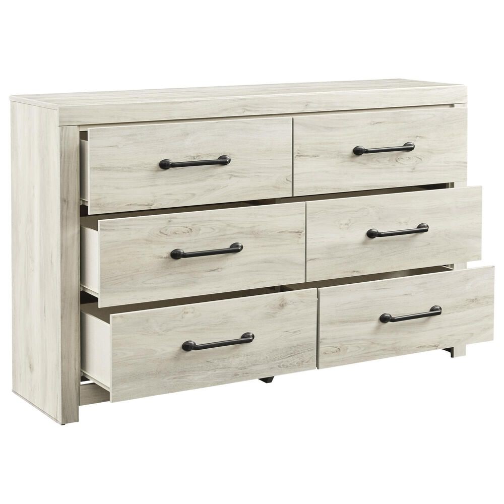 Ashley Cambeck 4 Piece Panel King Bedroom Set in Whitewash, , large