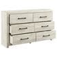Ashley Cambeck 4 Piece Panel King Bedroom Set in Whitewash, , large
